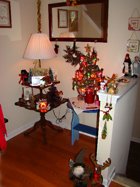 the niche in the foyer