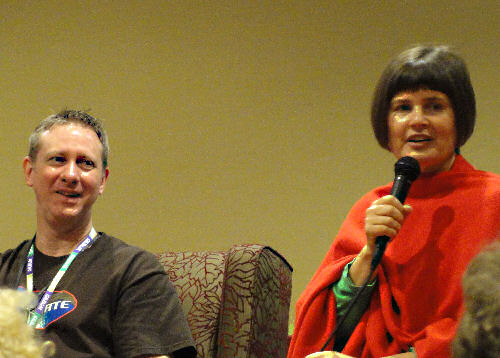 Alan and Sophie Aldred Saturday