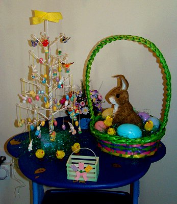 Easter tree and 