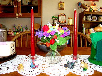 dining table arrangement