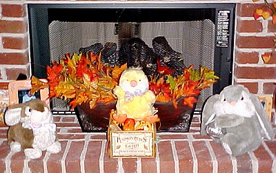 Easter fireplace