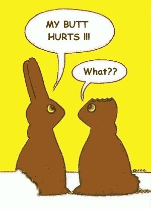 Easter rabbit cartoon