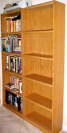 icky oak bookcases