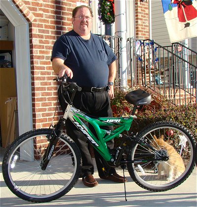 James and bicycles