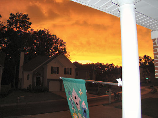 Sunset on June 29, 2008