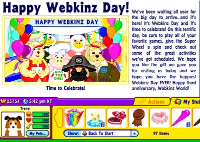 Webkinz Day 1