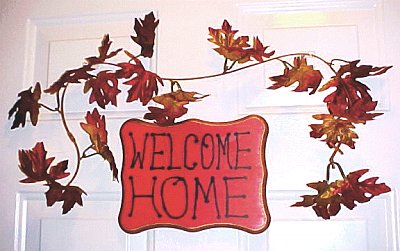 the welcome sign